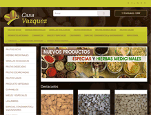 Tablet Screenshot of casavazquez.es